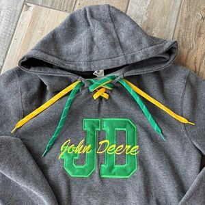 John Deere tractor hooded hoodie sweatshirt medium